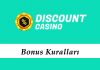 DiscountCasino Bonus Kuralları