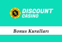 DiscountCasino Bonus Kuralları
