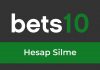 Bets10 Hesap Silme