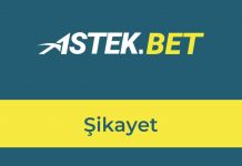 Astekbet Şikayet